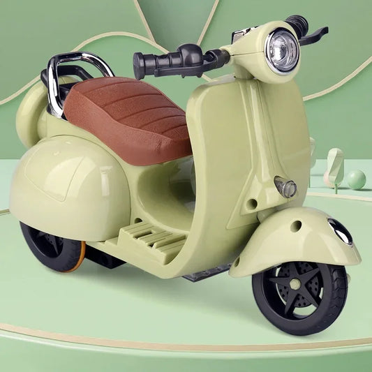 Labubu Ride-On Motorcycle Toy - Electric Moving Vehicle for 15/17Cm Vinyl Dolls with Realistic Design